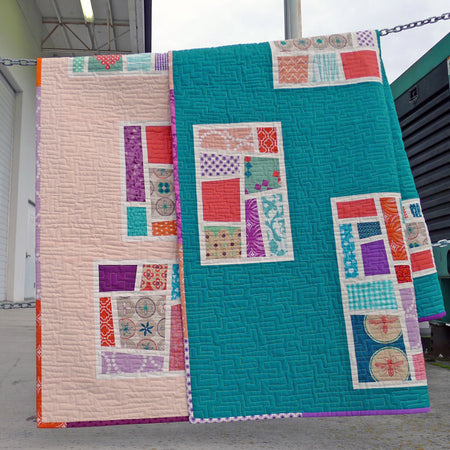 Making a Two-Sided Quilt With Floating Blocks