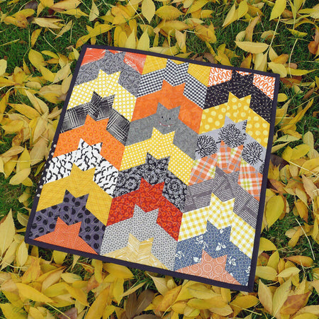 Barn Bats Quilt Block