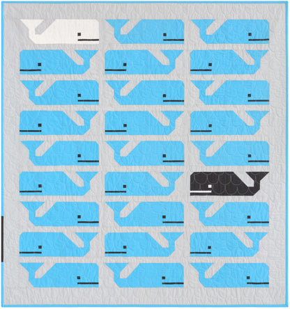 PREPPY THE WHALE - PDF quilt pattern