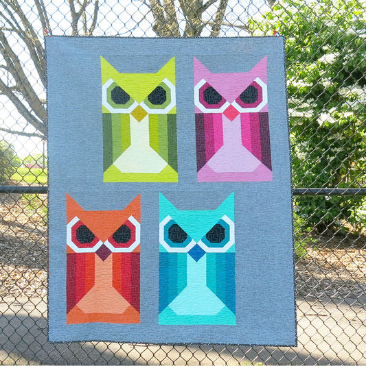 ALLIE OWL - PDF quilt pattern