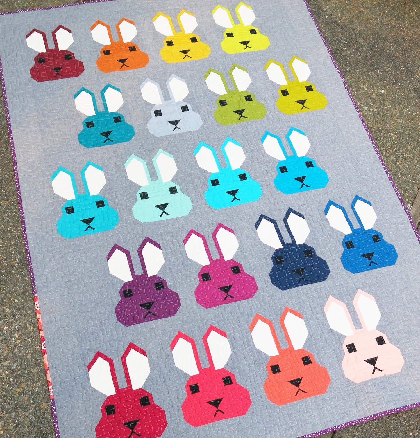 BUNNY - PDF quilt pattern