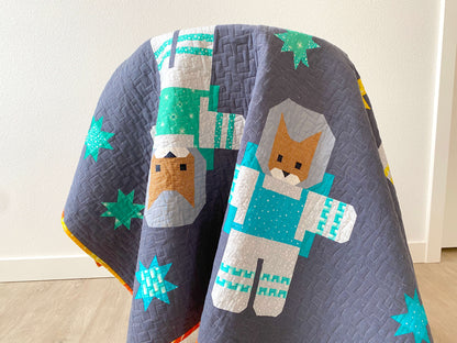 CATS IN SPACE - PDF quilt pattern