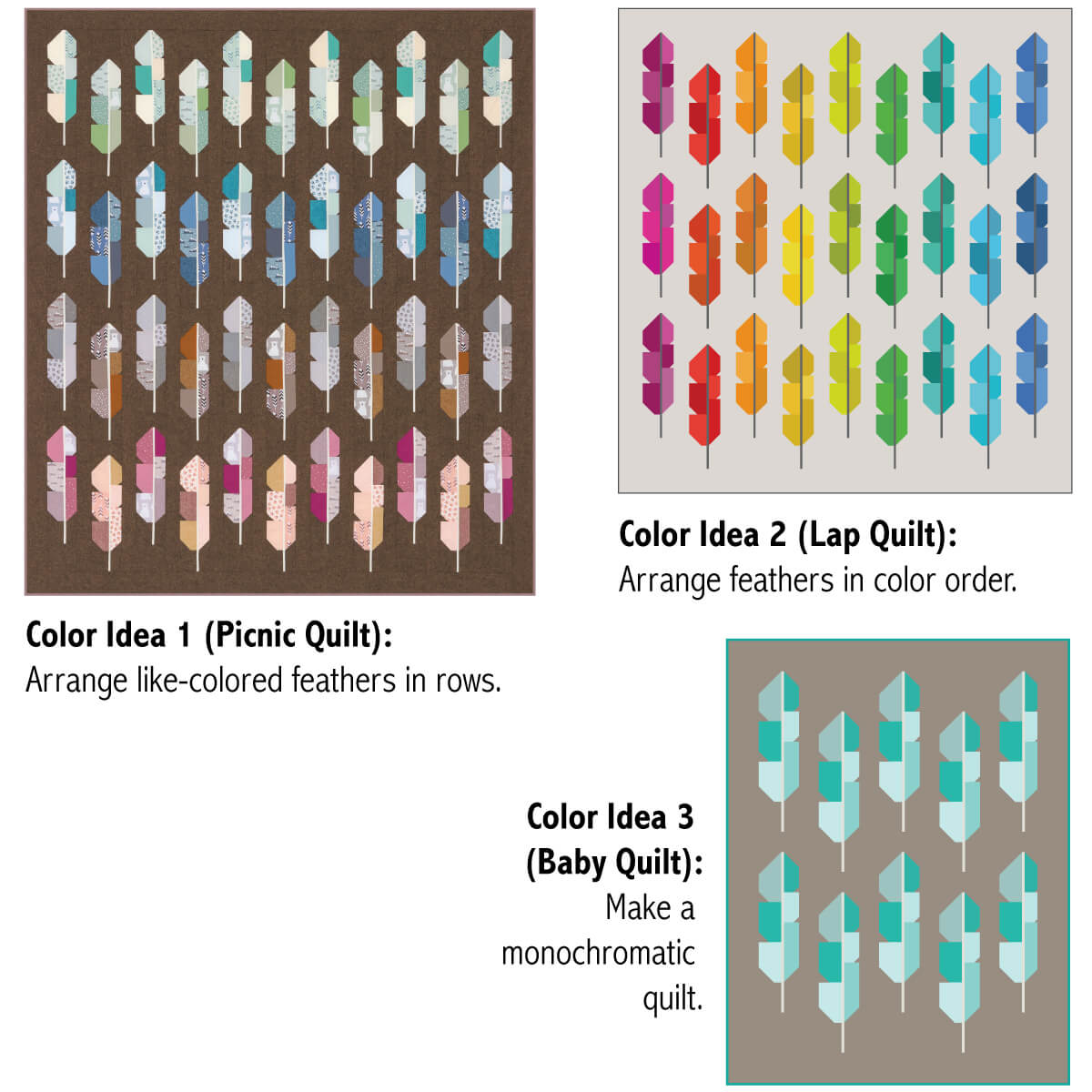 Arctic Feathers | Quilt Pattern | Information | Elizabeth Hartman arctic-feathers-quilt-pattern-information-elizabeth-hartman