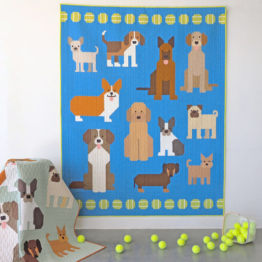 DOG PARK - PDF quilt pattern