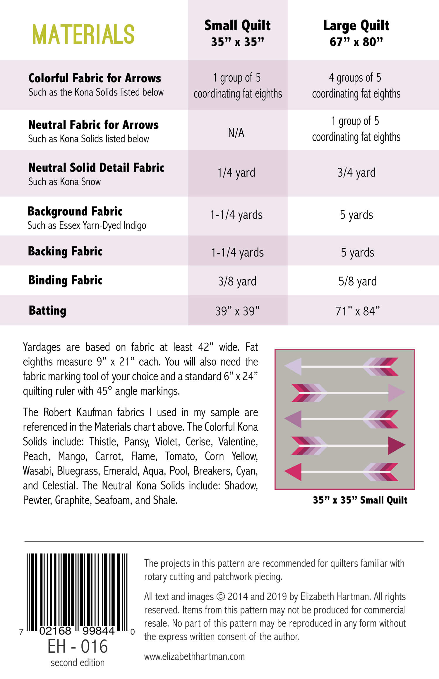 Pointy | Quilt Patterns | Buy PDF | Elizabeth Hartman