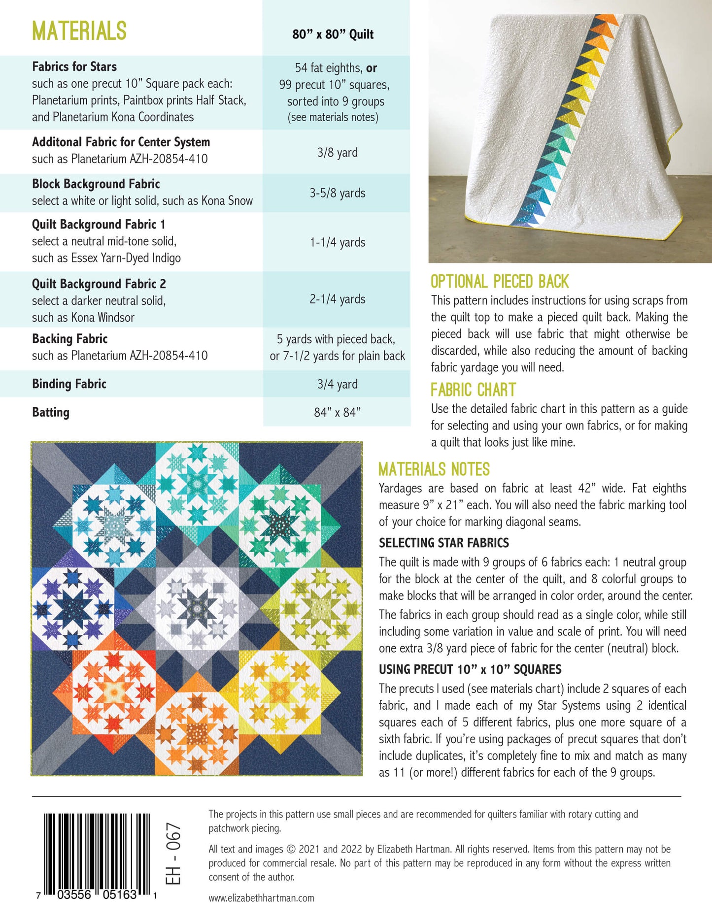 STAR SYSTEMS - PDF quilt pattern