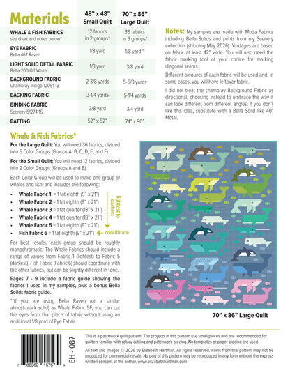 WHALE WATCHING pdf quilt pattern