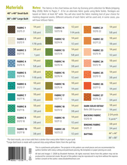 OUTDOORS pdf quilt patttern