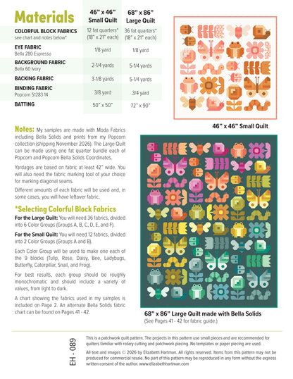 BUSY BACKYARD pdf quilt pattern