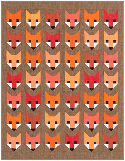 FANCY FOX - PDF quilt pattern