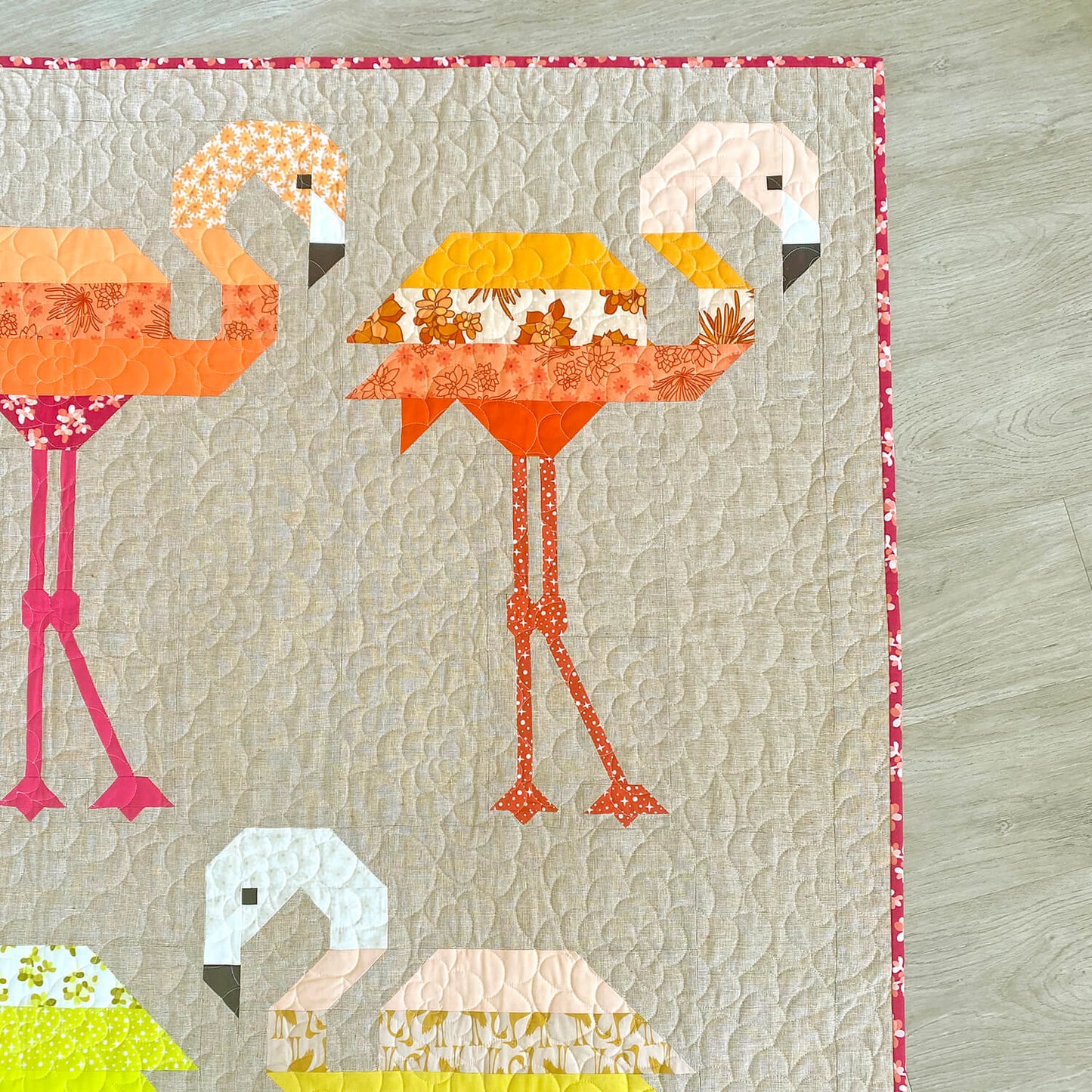 FLORENCE FLAMINGO - PDF quilt pattern