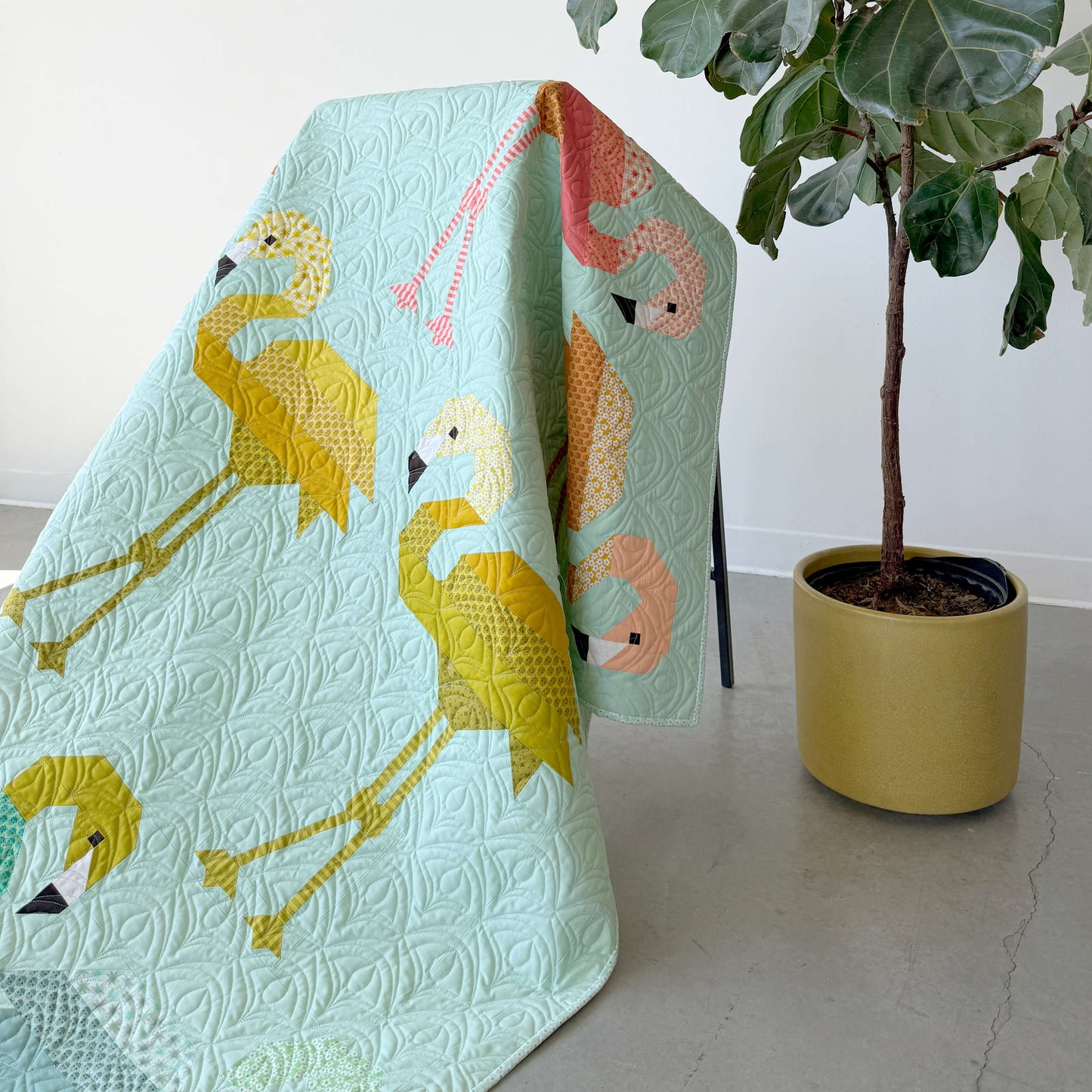 FLORENCE FLAMINGO - PDF quilt pattern
