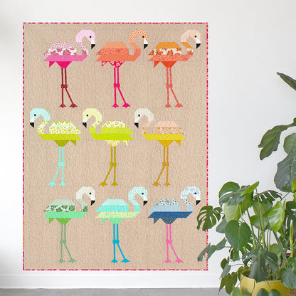 FLORENCE FLAMINGO - PDF quilt pattern