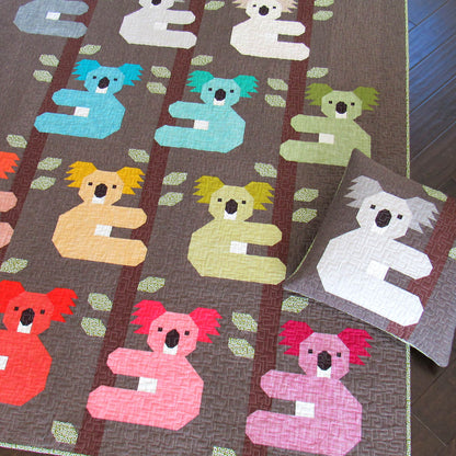 KOALAS - PDF quilt and pillow pattern