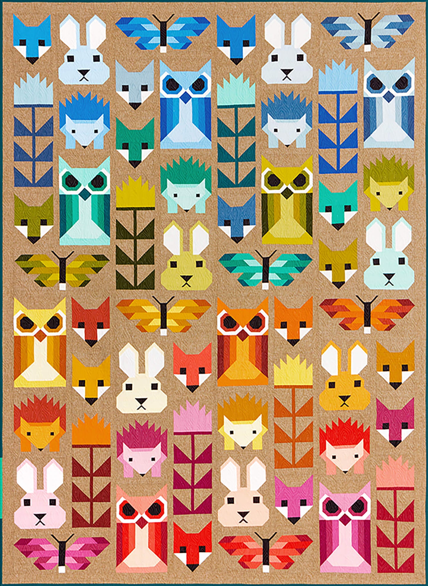 FANCY FOREST - PDF quilt pattern