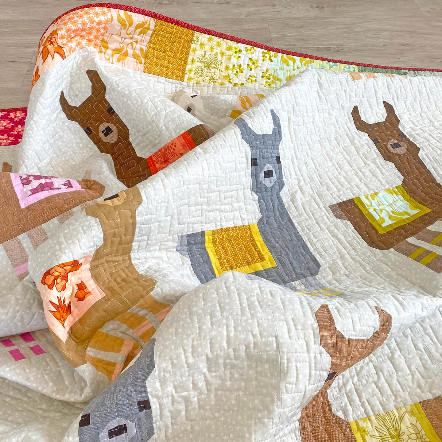 LITTLE LLAMAS - PDF quilt pattern