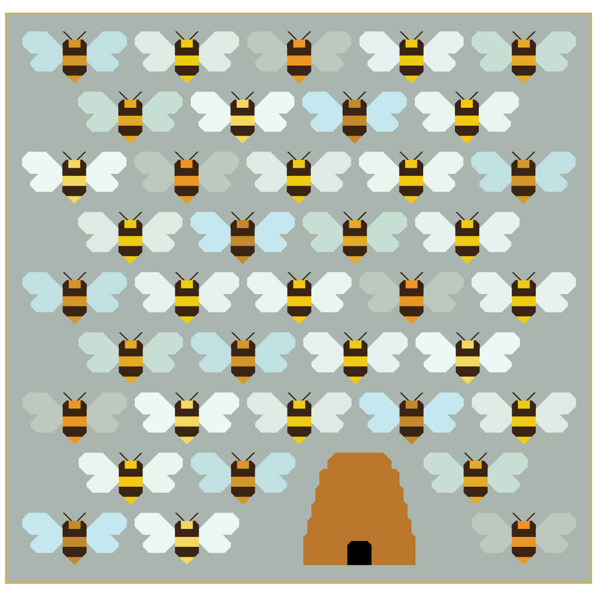 BEEHIVE - PDF quilt and pillow pattern