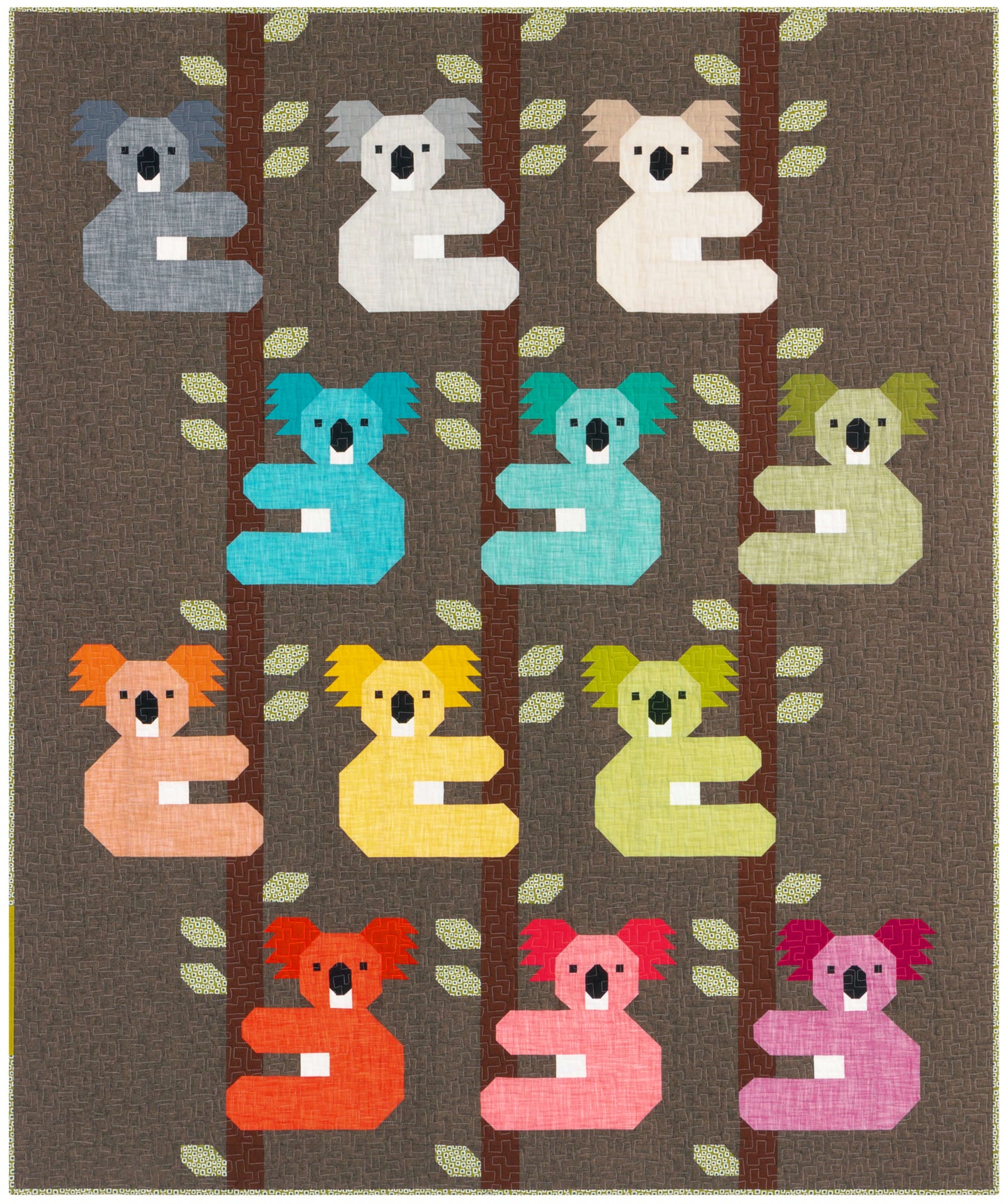 KOALAS - PDF quilt and pillow pattern