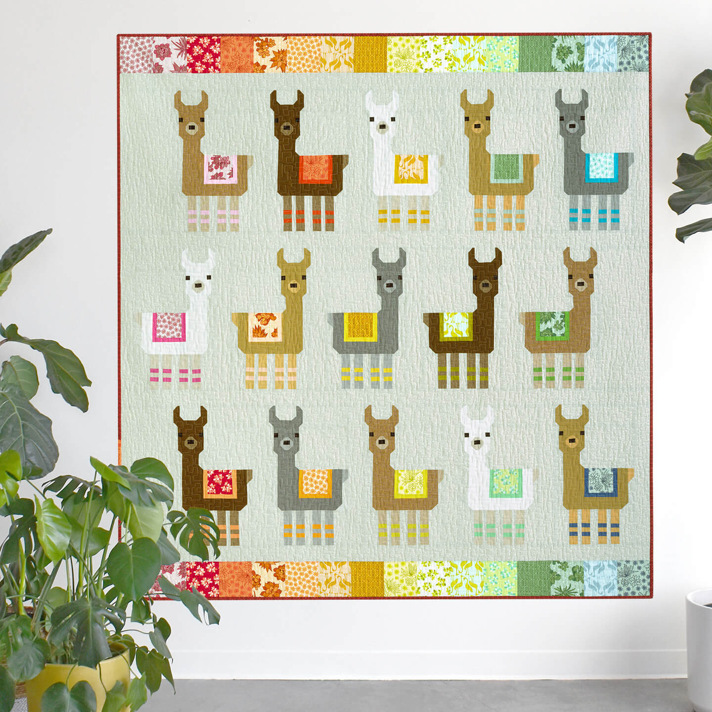 LITTLE LLAMAS - PDF quilt pattern