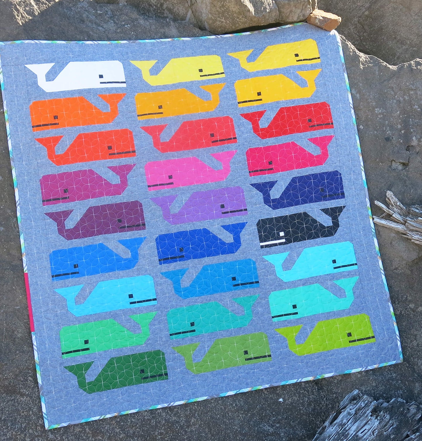 PREPPY THE WHALE - PDF quilt pattern