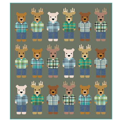 FLANNEL SHIRTS FOR RANDOLPH & RUDY - PDF quilt pattern supplement