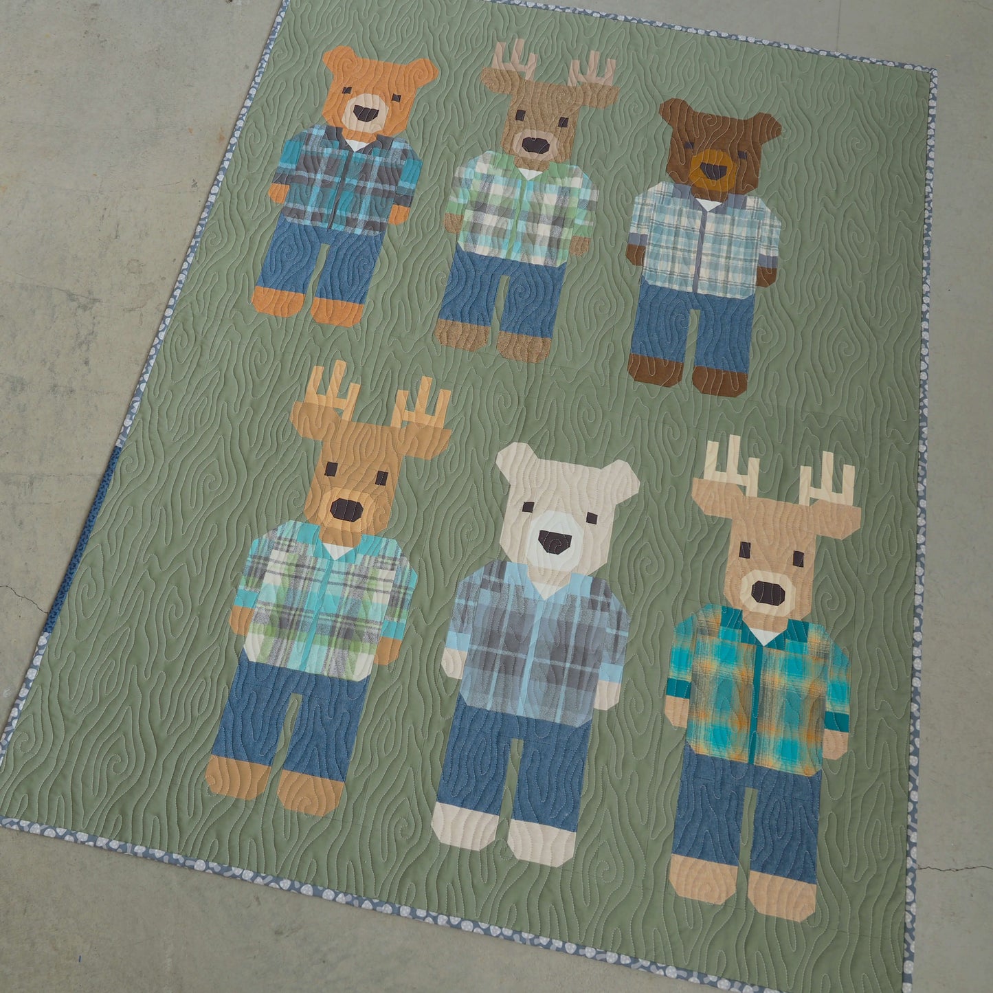 FLANNEL SHIRTS FOR RANDOLPH & RUDY - PDF quilt pattern supplement