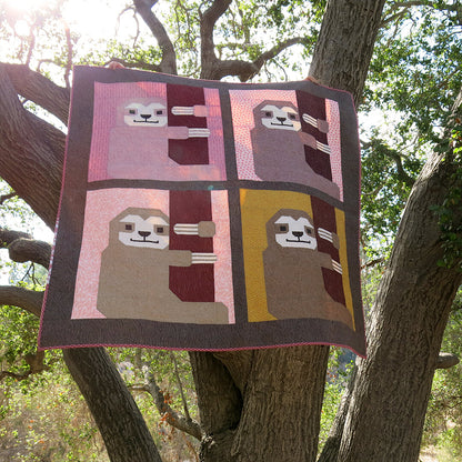 SLEEPY SLOTH - PDF quilt and pillow pattern