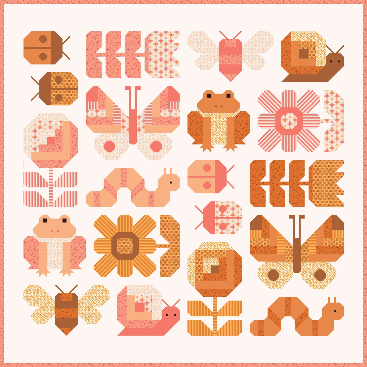 BUSY BACKYARD pdf quilt pattern