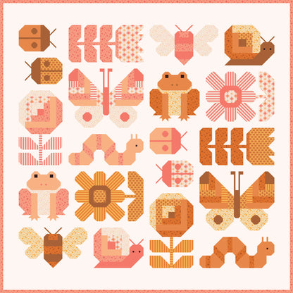 BUSY BACKYARD pdf quilt pattern