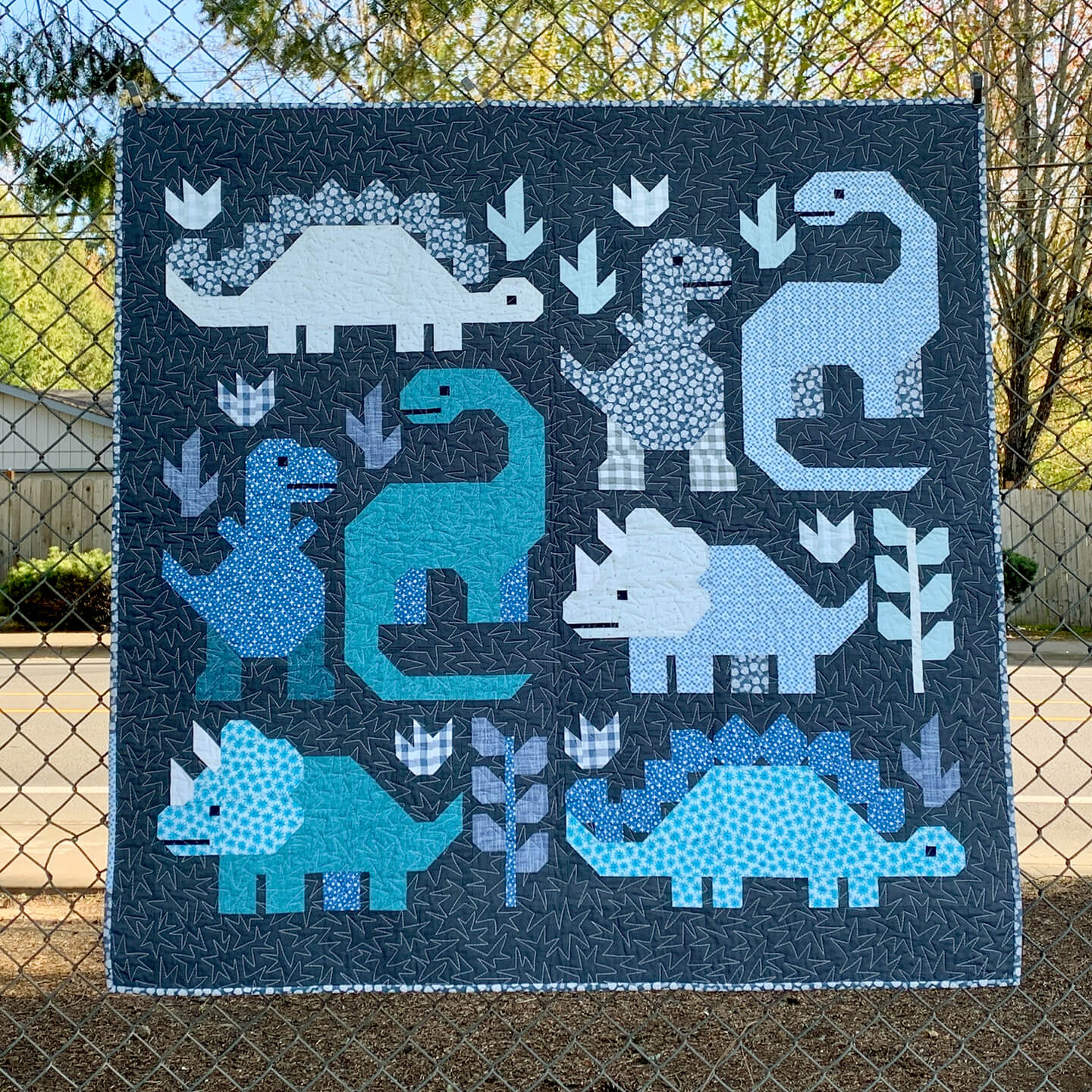 DINOSAURS - PDF quilt pattern