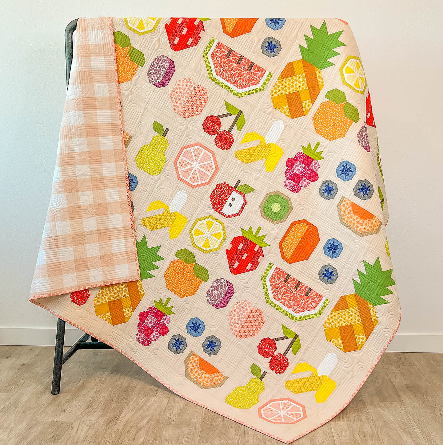 Fruit Market Quilt Kit by Needles in store a Haystack