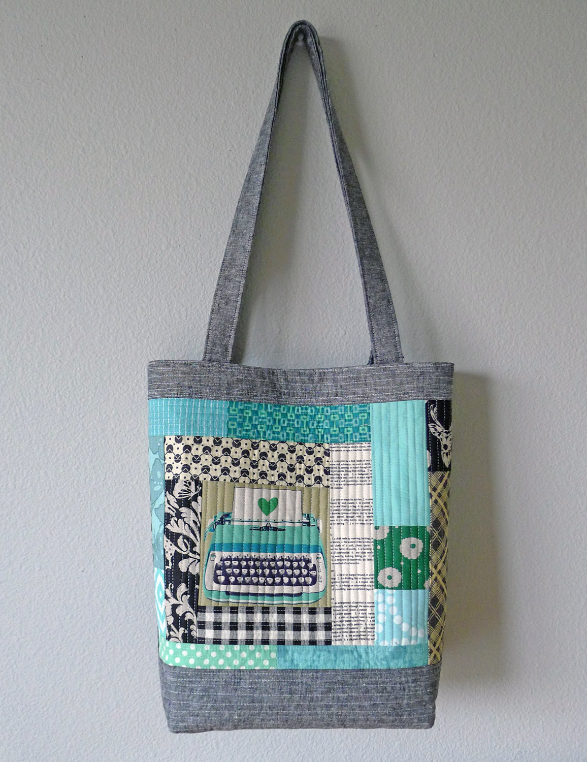 PERFECT QUILTED TOTES - PDF sewing pattern