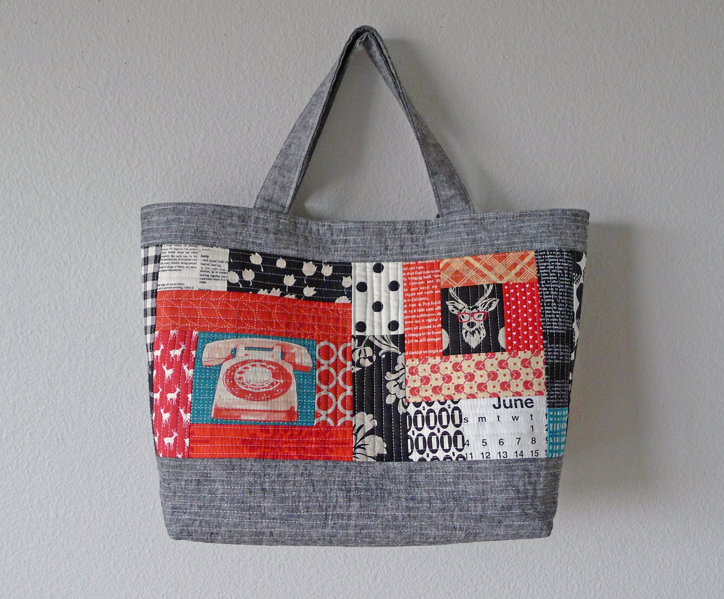 PERFECT QUILTED TOTES - PDF sewing pattern