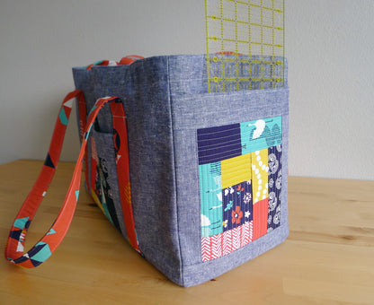 SEWING CIRCLE TOTE - PDF sewing pattern