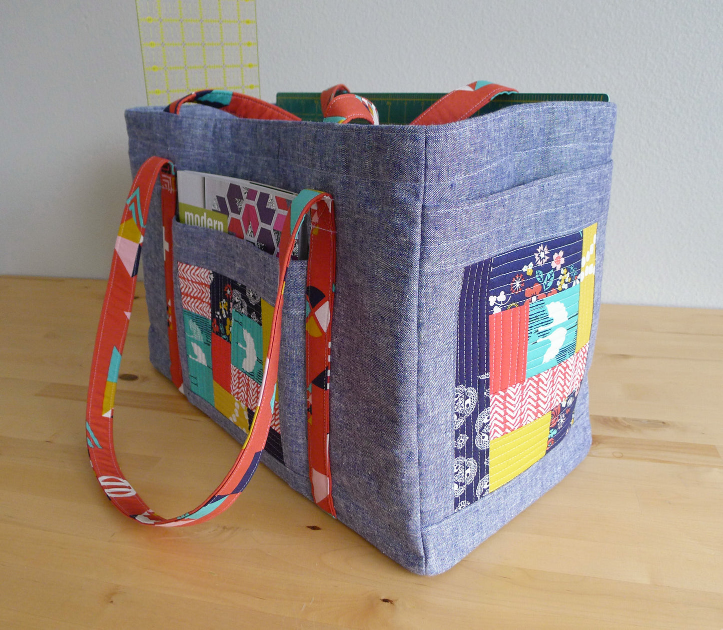 SEWING CIRCLE TOTE - PDF sewing pattern