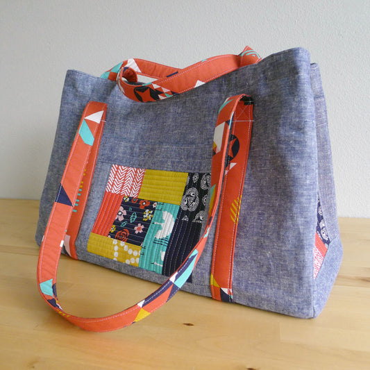 SEWING CIRCLE TOTE - PDF sewing pattern